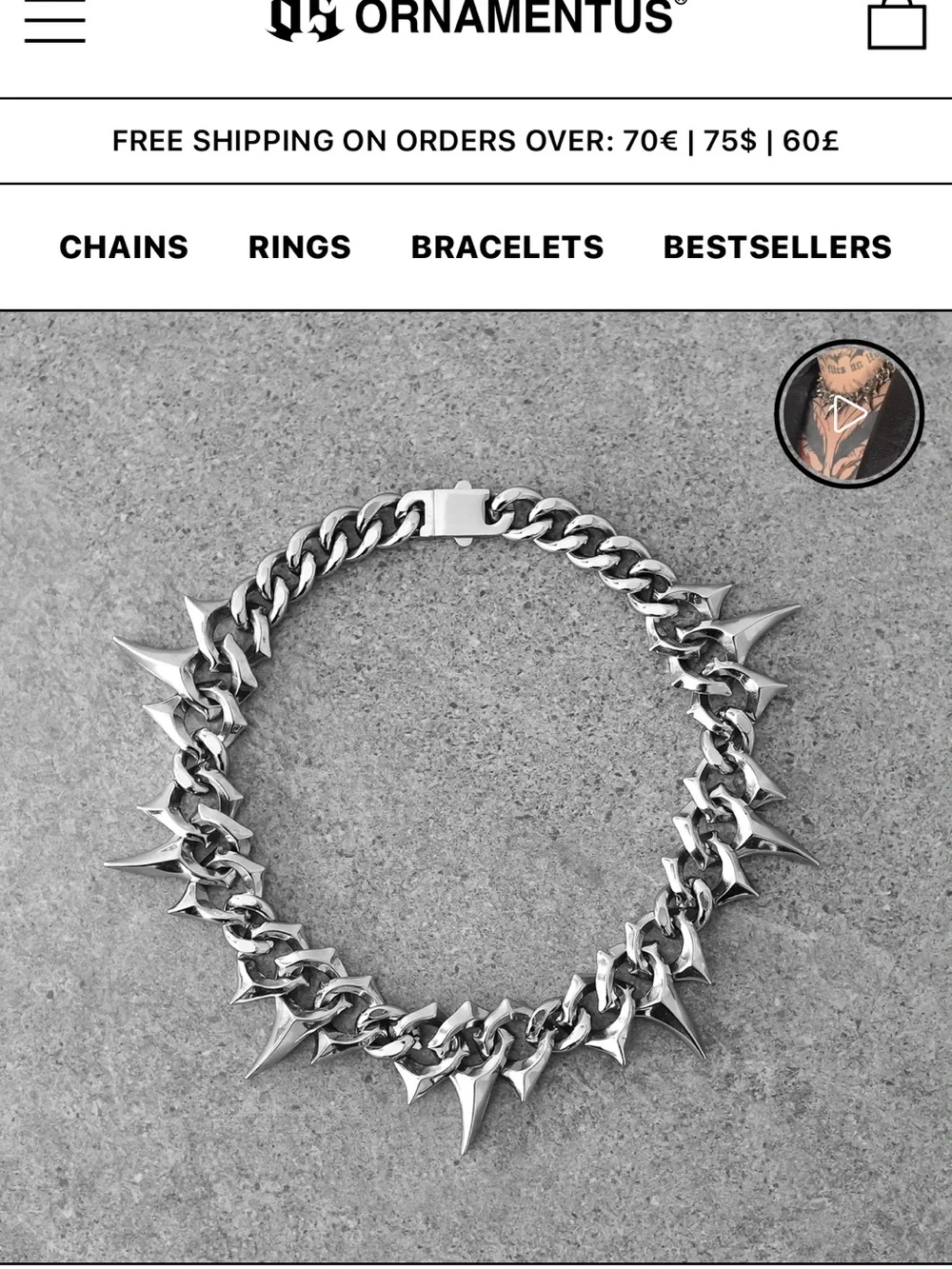 Ornamentus cuban link